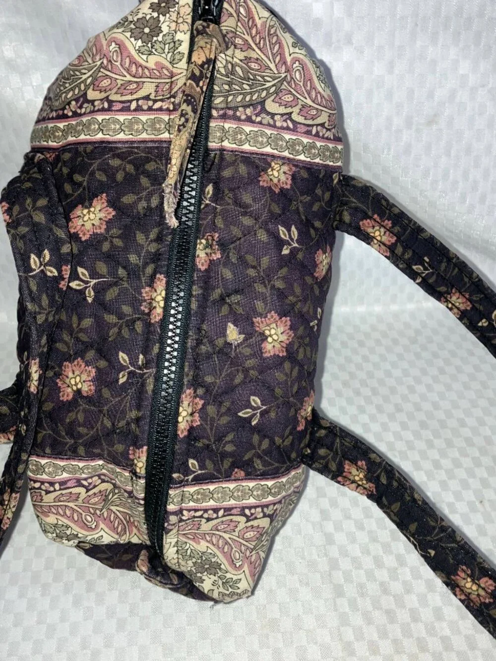 Vera Bradley Duffel Bag Women Multicolor Floral Quilted Travel Shoulder Purse